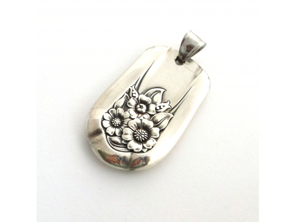 April Sunflower Silverware Pendant