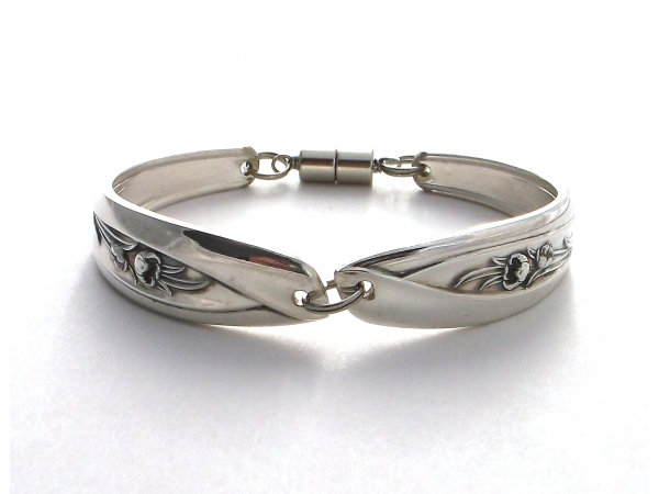 Silver Tulip 1956 Spoon Bracelet